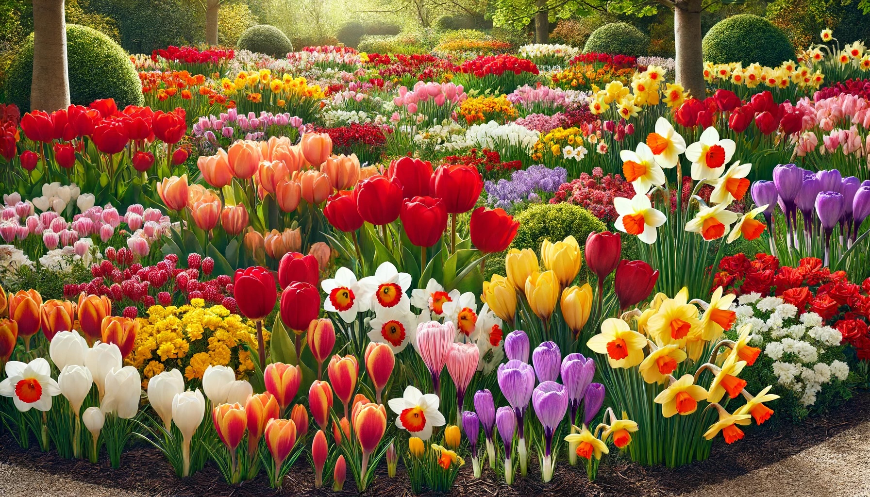 Spring Bulbs Scenes Spring Bulbs: Plan for a Burst of Colour - IslandEarth Landscape ...