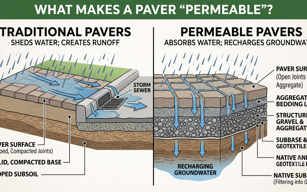 How to Choose Permeable Pavers for Your Victoria BC Patio or Driveway