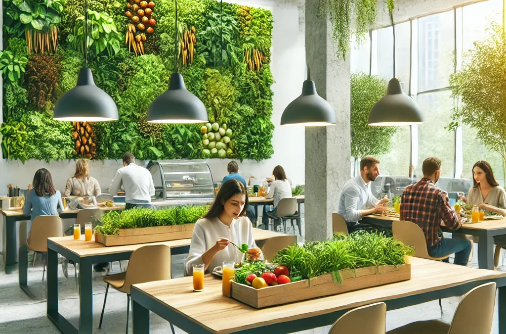 Living Green Walls: Enhancing Office Air Quality